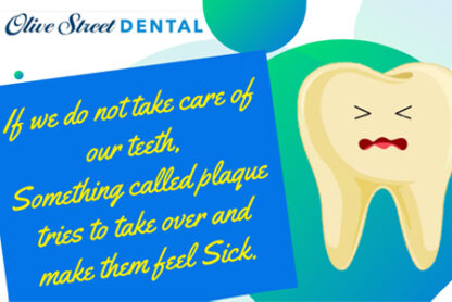 Plaque affected teeth